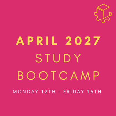 Study Bootcamp April 2027