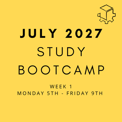 Study Bootcamp July 2027 - Week 1