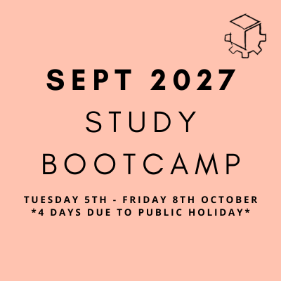 Study Bootcamp Sept/Oct 2027: Week 2