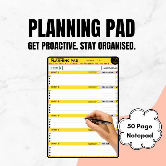 3 x 50 Page Planning Pad (A4 Notepad)